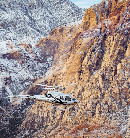 This awesome experience begins with an incredible?flight over the stunning Red Rock Mountain?Range.